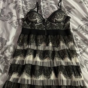 Black and White Dress